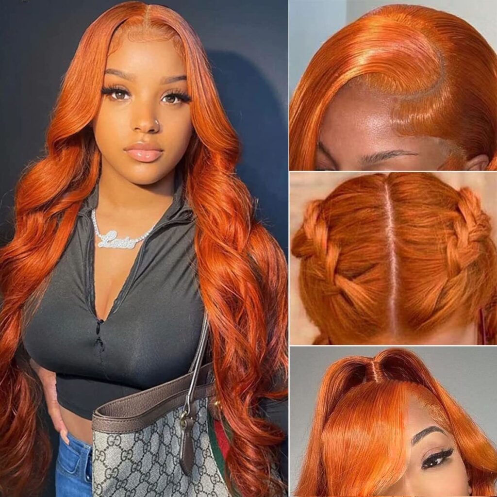 Can hair products be used on a ginger wig?