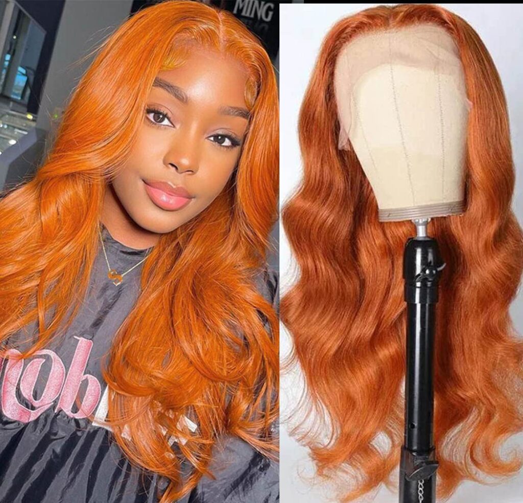 Can hair products be used on a ginger wig?