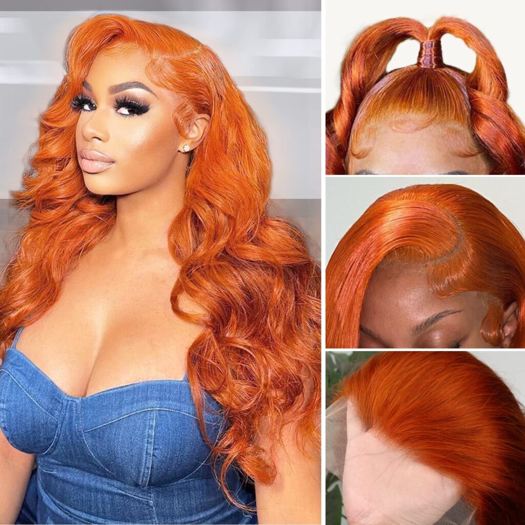 Can hair products be used on a ginger wig?