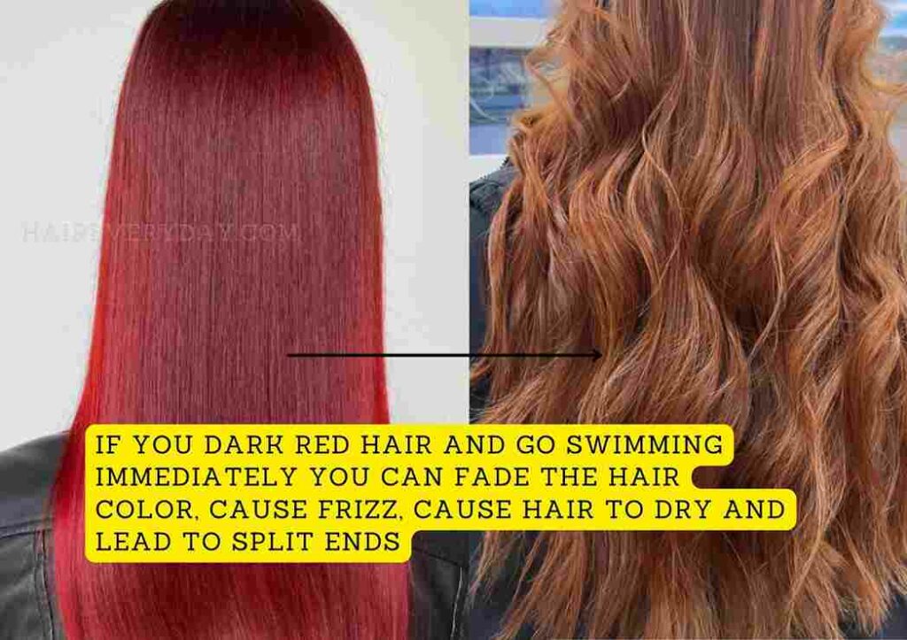 Can I wear a ginger wig to swim?