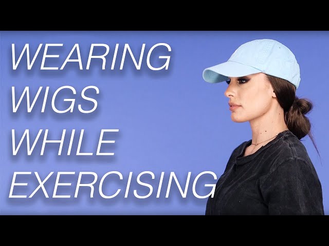 Can I wear a ginger wig while exercising?