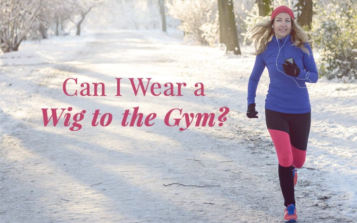 Can I wear a ginger wig while exercising?