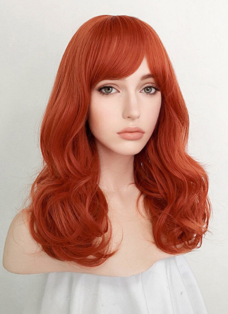 Can I wear a ginger wig with a wig stand?