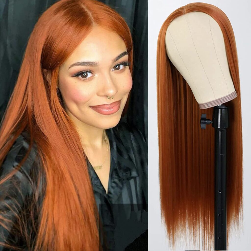 Enhance your style with customizable density in ginger wigs