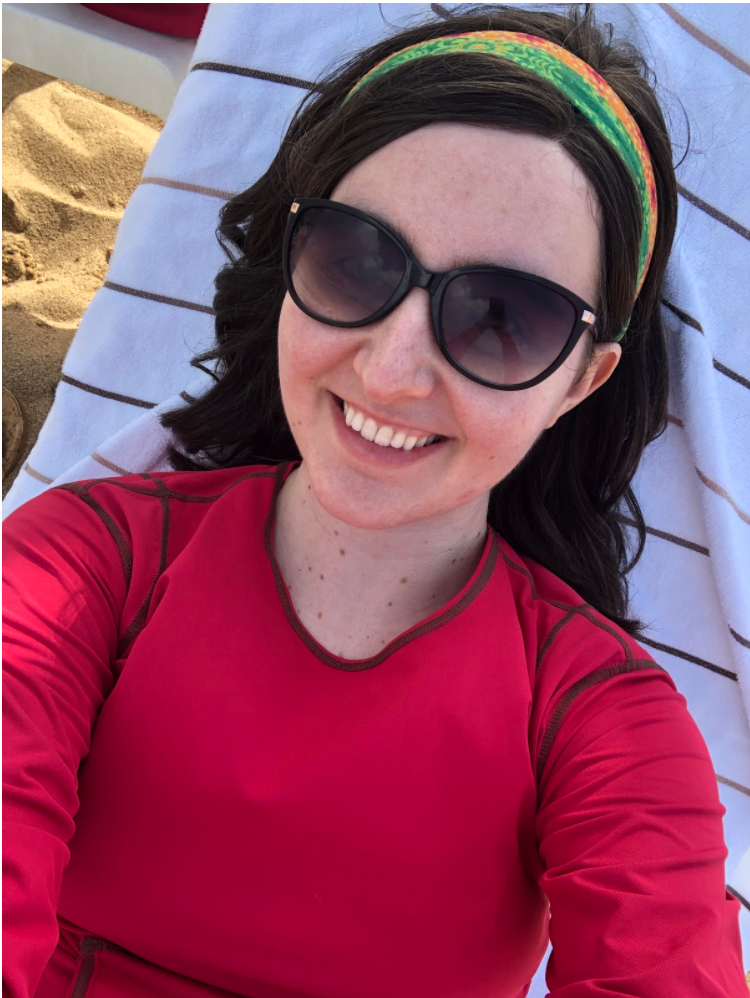 Is it safe to wear a ginger wig while swimming?