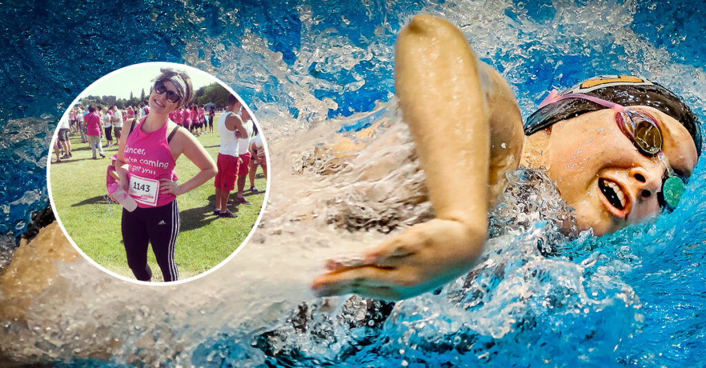 Is it safe to wear a ginger wig while swimming?