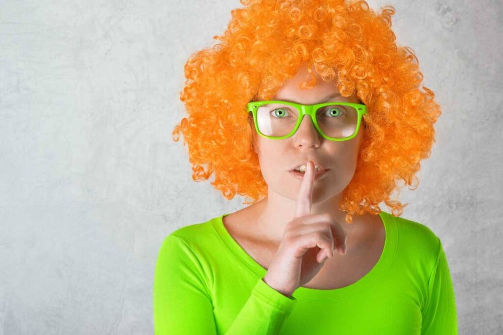 Managing allergies while wearing a ginger wig