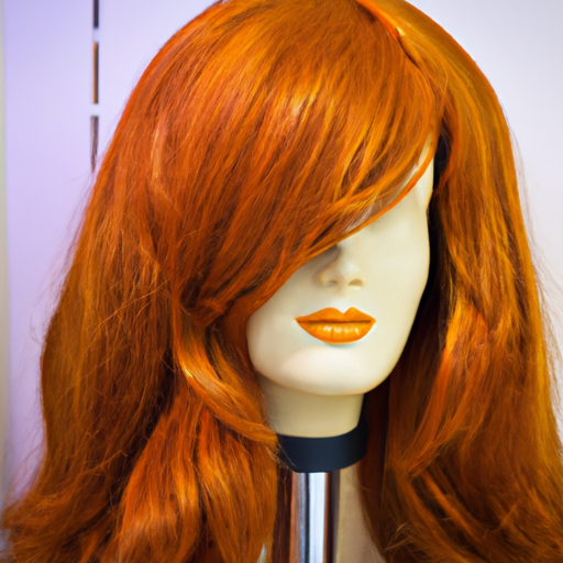 Accessorizing with a Wig Stand: Trying a Ginger Wig for a Bold Look